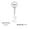 GeckoCustom Teamer Funny Fuxk You Middle Finger Stickman Keychain 2023 Cute Trend School Bag Car Key Pendant Couple New Trinket Gift Keyring Fart-S
