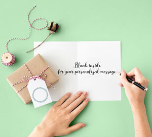 GeckoCustom Thanks for Being My DAD Card - Fathers Day Card from Son, Daughter, Kids, Birthday Card - Size 5X7 Inch Folded Card Include Envelope, Sticker - Blank inside - Funny, Unique & Romantic Card