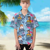 GeckoCustom Upload Cat Photo Girl's Hawaiian Shirt, N304 888402