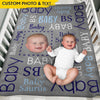 GeckoCustom Upload Photo Baby Family Blanket HN590
