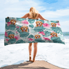 GeckoCustom Upload Photo Dog Beach Towel K228 888429 30"x60"
