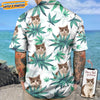 GeckoCustom Upload Photo I Like Cats And Weed Hawaii Shirt N304 889284