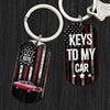 GeckoCustom Upload Photo Keys To My Car Metal Keychain N304 889500