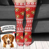 GeckoCustom Upload Photo Ugly Pattern Dog Cat Socks HN590 Pack 1