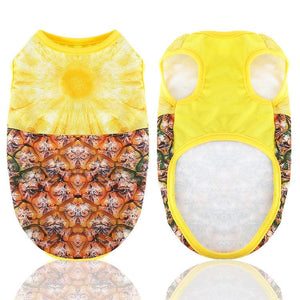 GeckoCustom Vest pet spring and summer vest teddy bear beautiful dog clothes cat clothes Vest mesh breathable pet clothes puppy clothes boluo / XS