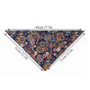 GeckoCustom Western Cowboy Halloween Dog Cat Costume Navy Blue Triangle Scarf / S