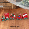 GeckoCustom Wooden Train Christmas Ornament Merry Christmas Decoration For Home Table 2023 Xmas Gifts Noel Natal Navidad Happy New Year 2022 Style 3