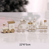 GeckoCustom Wooden Train Christmas Ornament Merry Christmas Decoration For Home Table 2023 Xmas Gifts Noel Natal Navidad Happy New Year 2022 Style 8