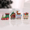 GeckoCustom Wooden Train Christmas Ornament Merry Christmas Decoration For Home Table 2023 Xmas Gifts Noel Natal Navidad Happy New Year 2022 Style 13