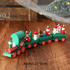 GeckoCustom Wooden Train Christmas Ornament Merry Christmas Decoration For Home Table 2023 Xmas Gifts Noel Natal Navidad Happy New Year 2022 Style 5