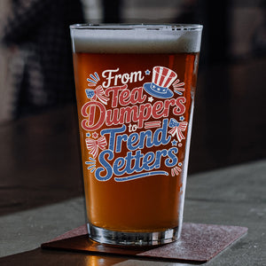 USA 250th Anniversary 250 Years of Freedom America Print Beer Glass HO82 894516