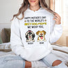 Happy Mother's Day, Best Dog Mom, We Woof You Bright Shirt Personalized Gift HO82 893694