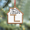 Personalized A House Is Not A Home Without Paw Prints Wooden Ornament LM32 895967