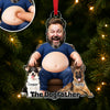 Custom Photo The Dogfather Squishy Acrylic Ornament - Gift For Dog Lovers HO82 903458