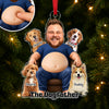 Custom Photo The Dogfather Squishy Acrylic Ornament - Gift For Dog Lovers HO82 903458