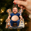 Custom Photo The Dogfather Squishy Acrylic Ornament - Gift For Dog Lovers HO82 903458