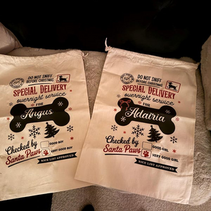 Custom Photo Speacial Delivery For Your Dog Christmas Gift Bag TH10 896989