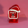 Personalized Santa Cam Christmas Decoration, 3D Printed Santa Camera, Christmas Holiday Decor Gift HA75 922134