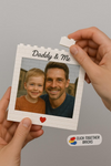 Custom Photo Daddy And Me Building Brick Blocks Happy Father's Day TH10 169919