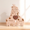 Personalized Giraffe Family Puzzle Personalized Engraved Family Name Puzzle Mother's Day Gift HA75 898886