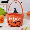 Custom Name On Halloween Basket For Kid TH10 170513
