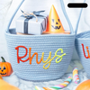 Custom Name On Halloween Basket For Kid TH10 170513