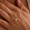 Personalized Custom Name Minimalist Heart Pendent Necklace TH10 170391