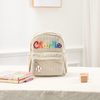Personalized Mini Kids Backpack – Custom Name Small Toddler Bag, Corduroy Preschool Backpack, Baby Gift for Boys & Girls TH10 170357