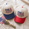 USA 250th Anniversary Embroidered Trucker Cap, Patriotic American Flag TH10 169801