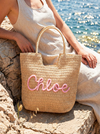 Personalized Straw Beach Tote, Bridesmaid Tote Bags, Girls Trip Pool Bag TH10 170443