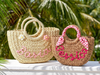 Personalized straw bridesmaid handbag, Bridesmaid Gift, Custom Straw Beach Bag, Bachelorette Gift, Wedding Party Gifts TH10 170511