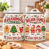 Personalized Christmas Cookie Jar, Custom Family Member Name TH10 171493