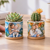 Custom Family Photo Plant Pot, Christmas Home Decor TH10 171593
