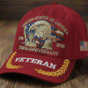 Patriotic Veteran 250th Anniversary USA Cap 1776–2026 Embroidered Cap HO82 902098