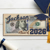 Personalized Class Of 2026 Graduation Wood Money Holder, Graduation Gifts, High School Senior Gift HO82 902480