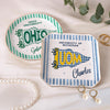 Custom School Pennant Flag Ring Dish, College Graduation Gift, Class of 2026 Ring Dish - Graduation Gift HA75 921248