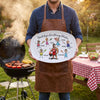 Personalized Funny Dad Grilling Plate Grilling Platter, Personalized BBQ Tray - BBQ Gift For Dad, Father's Day Gifts HO82 902568