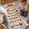 Personalized Name Christmas Advent Calendar, 24 Fillable Pockets, Reusable Christmas Wall Hanging HA75 919516