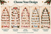 Personalized Name Christmas Advent Calendar, 24 Fillable Pockets, Reusable Christmas Wall Hanging HA75 919516