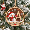 Personalized Initial Christmas 2 Layers Wooden Ornament, 2026 Keepsake Gift HA75 919536