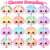 Personalized Dumpling Shaped Pillow - Rainbow Squishy Toy for Kids HO82 904248