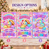 Custom Name Pastel Dumpling Christmas Blanket for Kids, The Year of Squishies 2026 HO82 904262