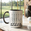 Personalized Best Dad By Par Mug - Gift For Men, Father's Day, Golfer, Papa Present, Funny Husband Birthday Drinkware HO82 902352