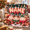 Custom Name Christmas Squishy Dumpling Blanket for Kids, Dumpling Lover Gift HO82 904240