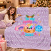 Personalized Name Kawaii Squishy Dumpling Blanket for Kids, Dumpling Lover Gift,Squishy Lover HO82 904236