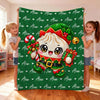 Custom Name Dumpling Christmas Blanket for Kids, Dumpling Lover Gift HO82 904242