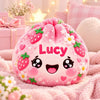 Custom Name Christmas Dumpling Shaped Pillow - Cute Pastel Plush Pillow HO82 904254
