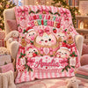 Personalized Name Name Kawaii Squishy Dumpling Blanket for Kids, Kawaii Squishy Collector Holiday Gift HO82 904234