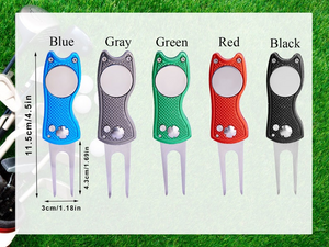 Personalized Golf Divot Tool With Ball Marker,Custom Retractable Divot Tool TH10 898205