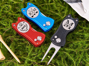 Personalized Golf Divot Tool With Ball Marker,Custom Retractable Divot Tool TH10 898205